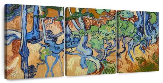 Elephant Stock Tree Roots Wall Art - Horizontal Multi Panel Canvas ...