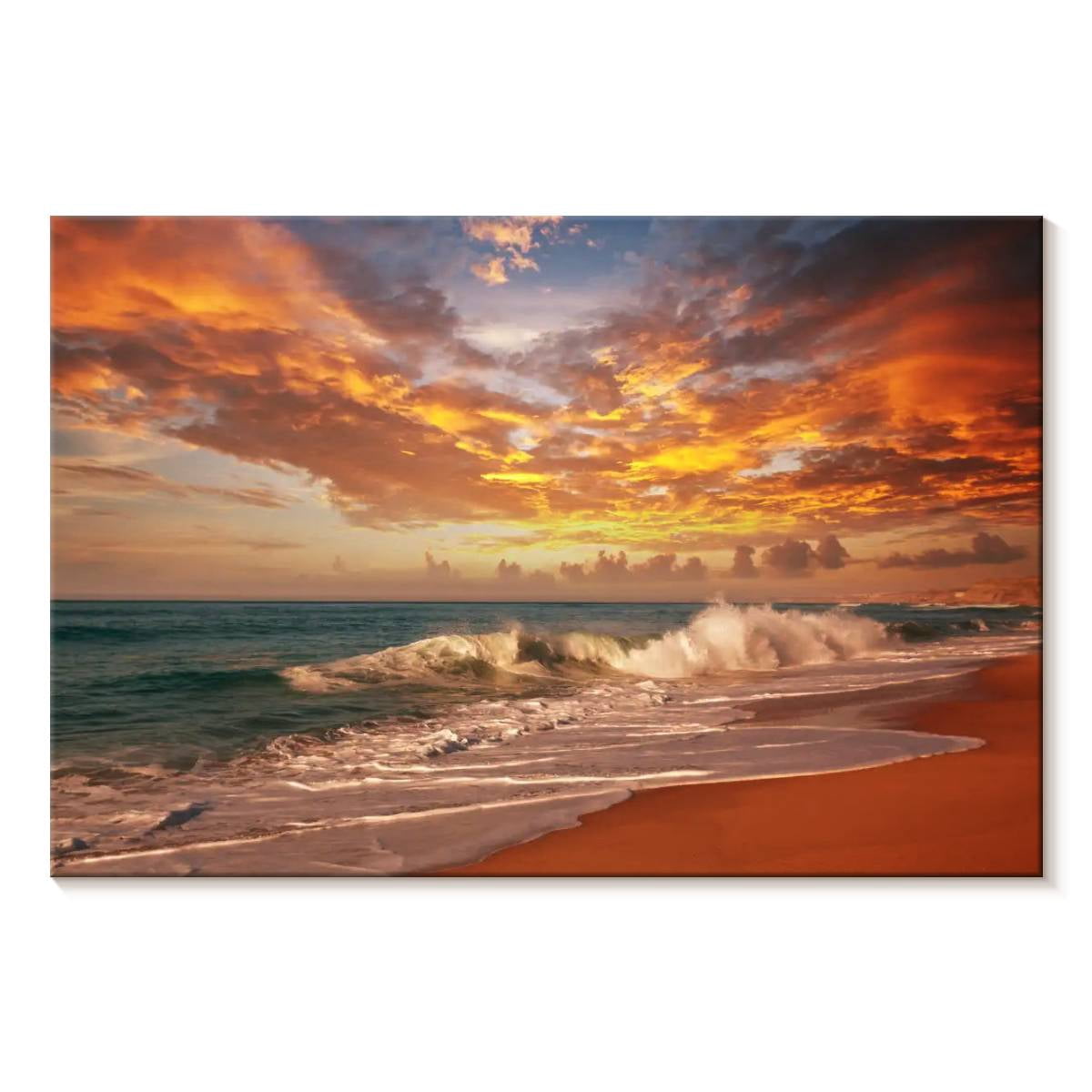 Elephant Stock Turks And Caicos Beach Wall Art - Horizontal Canvas Wall ...