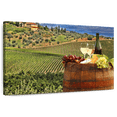 thumbnail image 1 of Elephant Stock Tuscan White Wine Wall Art - Horizontal Canvas Wall Art - Living Room Wall Decor - Food And Drink Canvas - Green And Red Decor - 12" x 8", 1 of 8