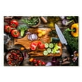 thumbnail image 1 of Elephant Stock Vegetable Fresh Ingredients Wall Art - Horizontal Canvas Wall Art - Kitchen Wall Decor - Food And Drink Canvas - Orange And Red Decor - 12" x 8", 1 of 4