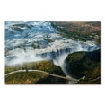 thumbnail image 1 of Elephant Stock Victoria Falls Water Curtain Wall Art - Horizontal Canvas Wall Art - Living Room Wall Decor - Nature Canvas - Blue And Brown Decor - 45" x 30", 1 of 4