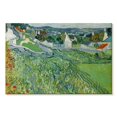 thumbnail image 1 of Elephant Stock Vineyards At Auvers Wall Art - Horizontal Canvas Wall Art - Living Room Wall Decor - Nature Canvas - Gray And Green Decor By Vincent Van Gogh - 24" x 16", 1 of 4