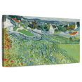 thumbnail image 1 of Elephant Stock Vineyards At Auvers Wall Art - Horizontal Canvas Wall Art - Living Room Wall Decor - Nature Canvas - Gray And Green Decor By Vincent Van Gogh - 24" x 16", 1 of 8