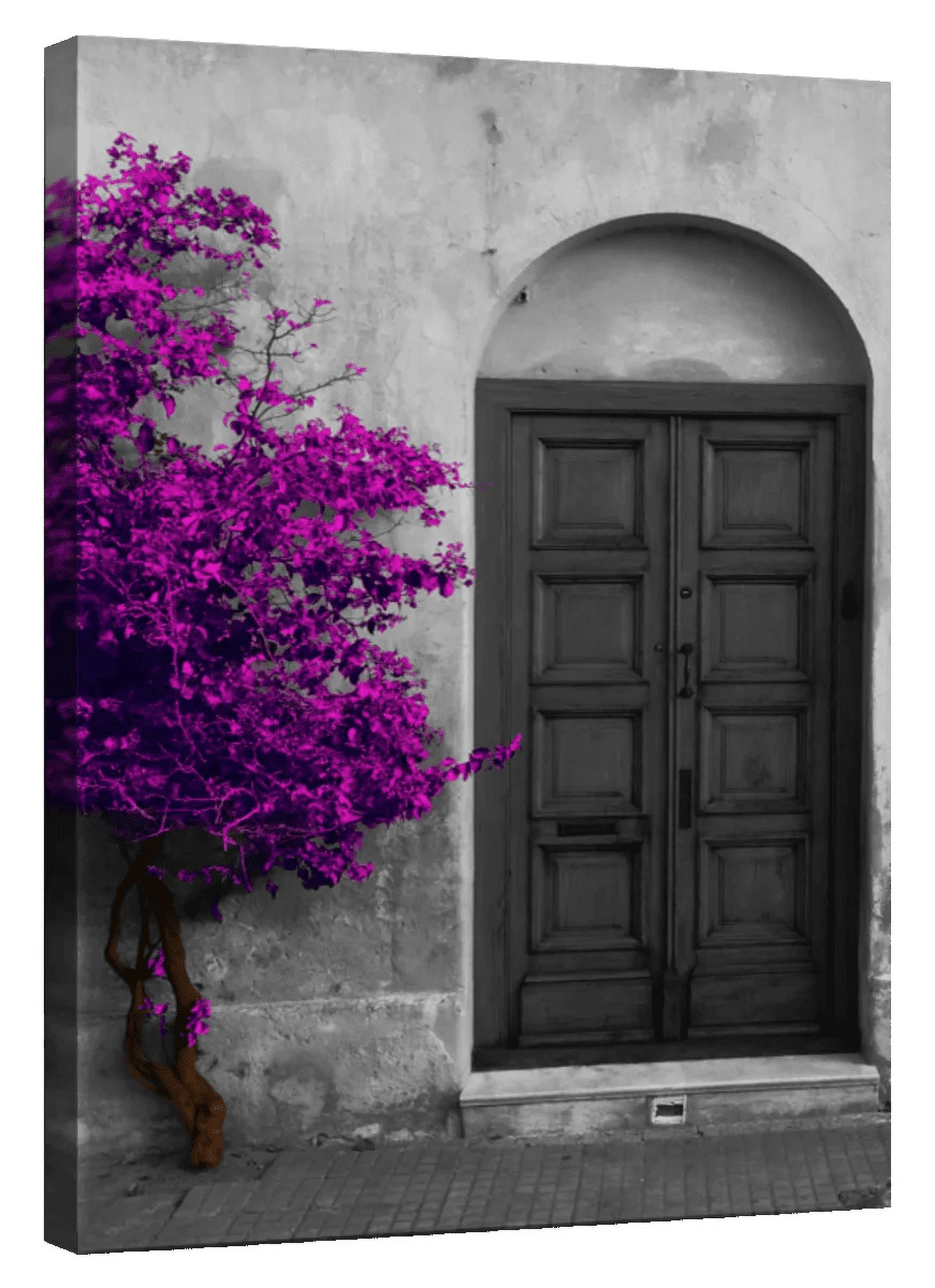 Elephant Stock Vintage Door Pop Wall Art - Vertical Canvas Wall Art ...