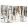 thumbnail image 1 of Elephant Stock Warm Winter Light I Wall Art - Horizontal Canvas Wall Art - Living Room Wall Decor - Nature Canvas - Gray And Beige Decor By Julia Purinton - 39" x 26", 1 of 8
