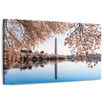 thumbnail image 1 of Elephant Stock Washington Dc Spring Wall Art - Horizontal Canvas Wall Art - Living Room Wall Decor - Architecture Canvas - Blue And Gray Decor - 36" x 24", 1 of 8