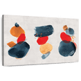 thumbnail image 1 of Elephant Stock Watercolor Blotches Wall Art - Horizontal Canvas Wall Art - Living Room Wall Decor - Abstract Canvas - Orange And Red Decor - 30" x 20", 1 of 8