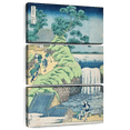 thumbnail image 1 of Elephant Stock Waterfall At Aoigaoka In Edo Wall Art - Vertical Multi Panel Canvas - Living Room Wall Decor - Nature Multi Panel - Blue And Green Decor By Hokusai - 36" x 57", 1 of 4