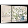 thumbnail image 1 of Elephant Stock White Bouquet Wall Art - Horizontal Multi Panel Canvas - Living Room Wall Decor - Floral And Botanical Multi Panel - Pink And Beige Decor By Julia Purinton - 23" x 14", 1 of 4