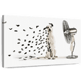thumbnail image 1 of Elephant Stock Windblown Dalmatian Spots Wall Art - Horizontal Canvas Wall Art - Living Room Wall Decor - Humor Canvas - Gray And Beige Decor - 12" x 8", 1 of 8