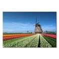 thumbnail image 1 of Elephant Stock Windmill And Tulips Wall Art - Horizontal Canvas Wall Art - Living Room Wall Decor - Nature Canvas - White And Blue Decor - 24" x 16", 1 of 4