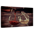 thumbnail image 1 of Elephant Stock Wine Party Wall Art - Horizontal Canvas Wall Art - Dining Room Wall Decor - Food And Drink Canvas - Black And Red Decor - 48" x 32", 1 of 8
