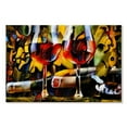 thumbnail image 1 of Elephant Stock Wine Wall Art - Horizontal Canvas Wall Art - Living Room Wall Decor - Food And Drink Canvas - Red And Black Decor - 12" x 8", 1 of 4
