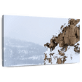 thumbnail image 1 of Elephant Stock Winter Bighorn Sheep Wall Art - Horizontal Canvas Wall Art - Living Room Wall Decor - Animal Canvas - White And Brown Decor - 48" x 32", 1 of 8