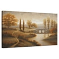 thumbnail image 1 of Elephant Stock Wishing For July Wall Art - Horizontal Canvas Wall Art - Living Room Wall Decor - Architecture Canvas - Orange And Brown Decor By Michael Marcon - 51" x 34", 1 of 8