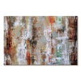 thumbnail image 1 of Elephant Stock Wood Reflection Wall Art - Horizontal Canvas Wall Art - Living Room Wall Decor - Abstract Canvas - Brown And White Decor By Ingeborg Herckenrath - 30" x 20", 1 of 4