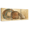 thumbnail image 1 of Elephant Stock Woven Vessels Iv Wall Art - Horizontal Multi Panel Canvas - Living Room Wall Decor - Our America Multi Panel - Teal And Brown Decor By Albena Hristova - 26" x 12", 1 of 8
