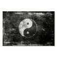 thumbnail image 1 of Elephant Stock Yin Yang Symbol Wall Art - Horizontal Canvas Wall Art - Living Room Wall Decor - Wellness Canvas - Black And Gray Decor - 36" x 24", 1 of 4