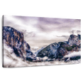 thumbnail image 1 of Elephant Stock Yosemite National Park Canyons Wall Art - Horizontal Canvas Wall Art - Living Room Wall Decor - Nature Canvas - White And Gray Decor - 48" x 32", 1 of 8