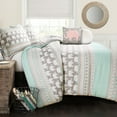 thumbnail image 1 of Elephant Stripe Comforter Set by Lush Decor, 1 of 3