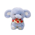 thumbnail image 1 of Elephant Stuffed Animal with Rose, 11.8 Inch Soft Stuffed Elephant Plushie, Lovely Plush Toy Pillow, Perfect Birthday Christmas Valentine's Day Gifts for Kids, Girls, Boys, Cuddly Hugging Toy, 1 of 8