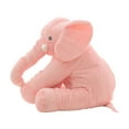 thumbnail image 1 of Elephant Stuffed Animals Toy 14 inches, Medium Plush Elephant Plushie Cuddly Pillow Toys Gift for & Adults Pink, 1 of 6