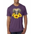thumbnail image 1 of Elephant Sunflower Cute Love Animal Lover Mens Premium Tri Blend T-Shirt, Vintage Purple, Medium, 1 of 3