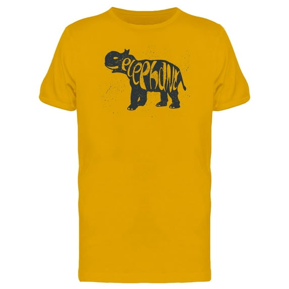 Elephant T-Shirt Men -Image by Shutterstock, Male Small