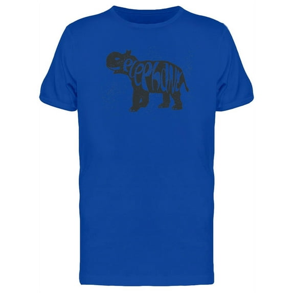 Elephant T-Shirt Men -Image by Shutterstock, Male XX-Large