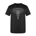 thumbnail image 1 of Elephant Thin Line Style T-Shirt Men -Image by Shutterstock, Male Large, 1 of 2