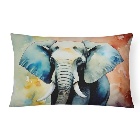 Elephant Throw Pillow 12 in x 16 in