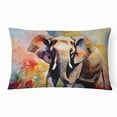 thumbnail image 1 of Elephant Throw Pillow 12 in x 16 in, 1 of 4