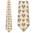 thumbnail image 1 of Elephant Ties Mens Retro Animal Print Necktie by Three Rooker, 1 of 3