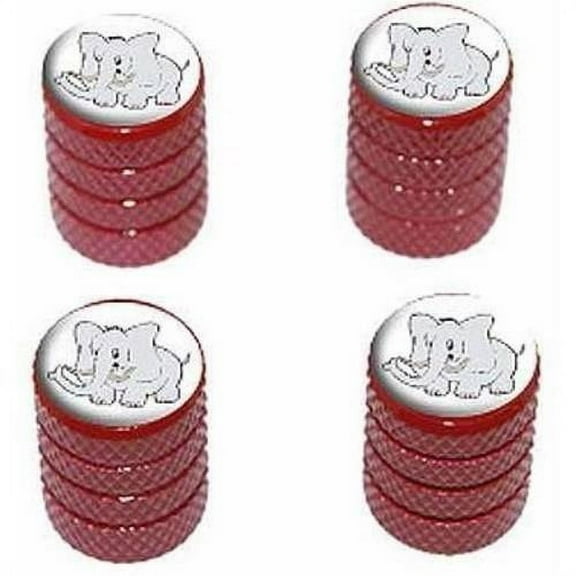 Elephant Tire Rim Wheel Aluminum Valve Stem Caps, Multiple Colors