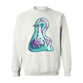 thumbnail image 1 of Elephant Toothpaste Funny Chemistry Science Teacher Gift Sweatshirt, 1 of 3