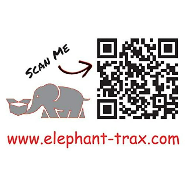 Elephant Trax Smart Storage QR Labels for Organizing, Moving, Storage