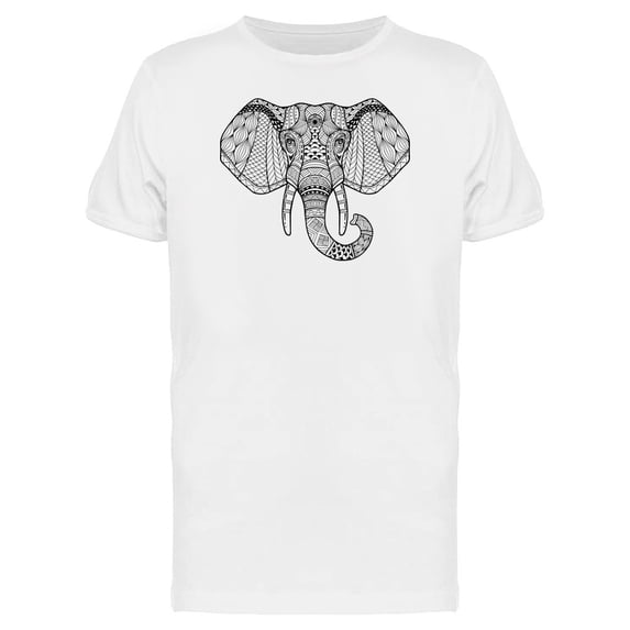 Elephant Tribal Sketch Tee Men's -Image by Shutterstock