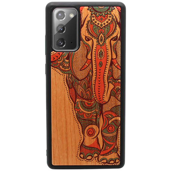Elephant - UV Color Printed Phone Model: Samsung Note 20, Color: Cherry