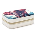 thumbnail image 1 of Elephant Velvet Portable Jewelry Box with Removable Compartment - Stylish Gift, Display Case, and Decorative Box, 1 of 7