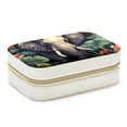 thumbnail image 1 of Elephant Velvet Portable Storage Box with Removable Compartment, Gift: Jewelry Stand, Display Case, Necklace Holder, 1 of 7