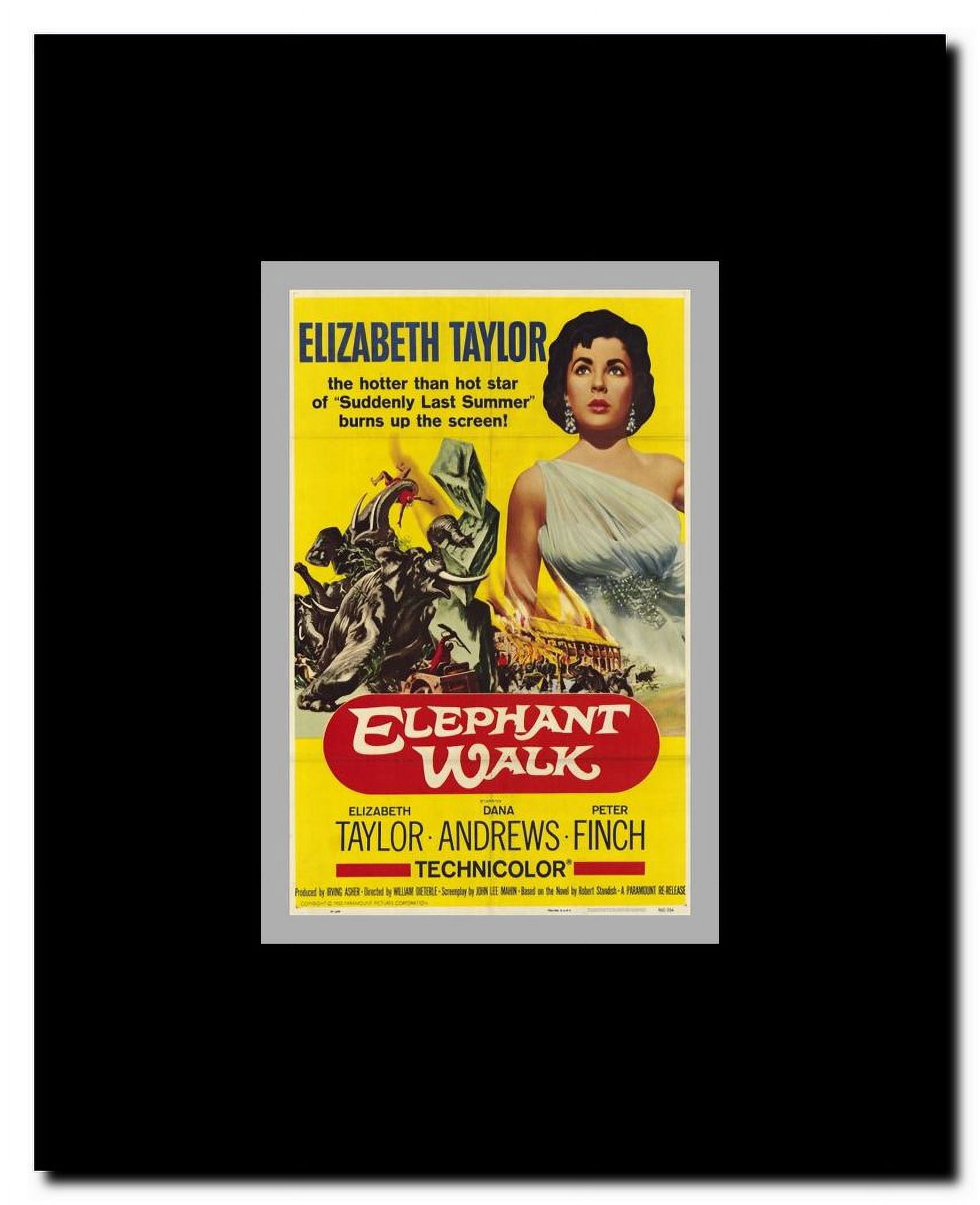 Elephant Walk Framed Movie Poster