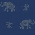 thumbnail image 1 of Elephant Walk Peel & Stick Wallpaper, 1 of 18