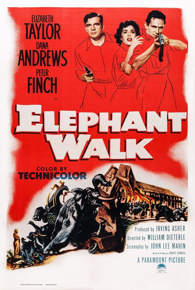 Elephant Walk U Canvas Art -  (11 x 17)