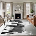 thumbnail image 1 of Elephant Washable Living Room Rugs 5'x7', Gray Gradient Cloud Sky Animal Low Pile Throw Large Area Rugs Non-Slip Sturdy Edge Binding Carpet for Dining Room Bedside Kitchen, 1 of 9