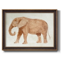 Elephant Wisdom I Premium Framed Canvas- Ready to Hang