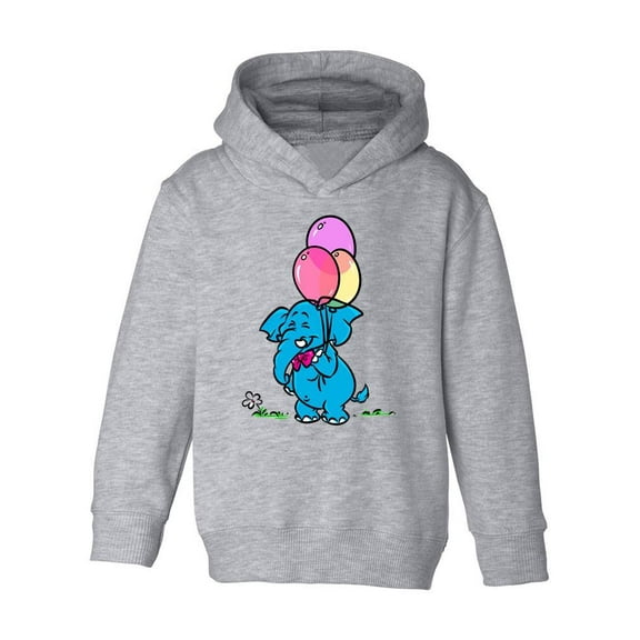 Elephant With Balloons Hoodie Toddler -Image by Shutterstock, 4 Toddler