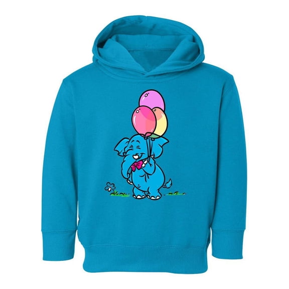 Elephant With Balloons Hoodie Toddler -Image by Shutterstock,  5 Toddler