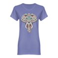 thumbnail image 1 of Elephant With Decoration Shaped Tee Women's -Image by Shutterstock, 1 of 2