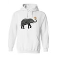 thumbnail image 1 of Elephant With Indian Ornament Hoodie Women -Image by Shutterstock, Female 3X-Large, 1 of 4