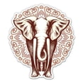 thumbnail image 1 of Elephant With Mandala Pretty Ethnic - 12" Vinyl Sticker Waterproof Decal, 1 of 1